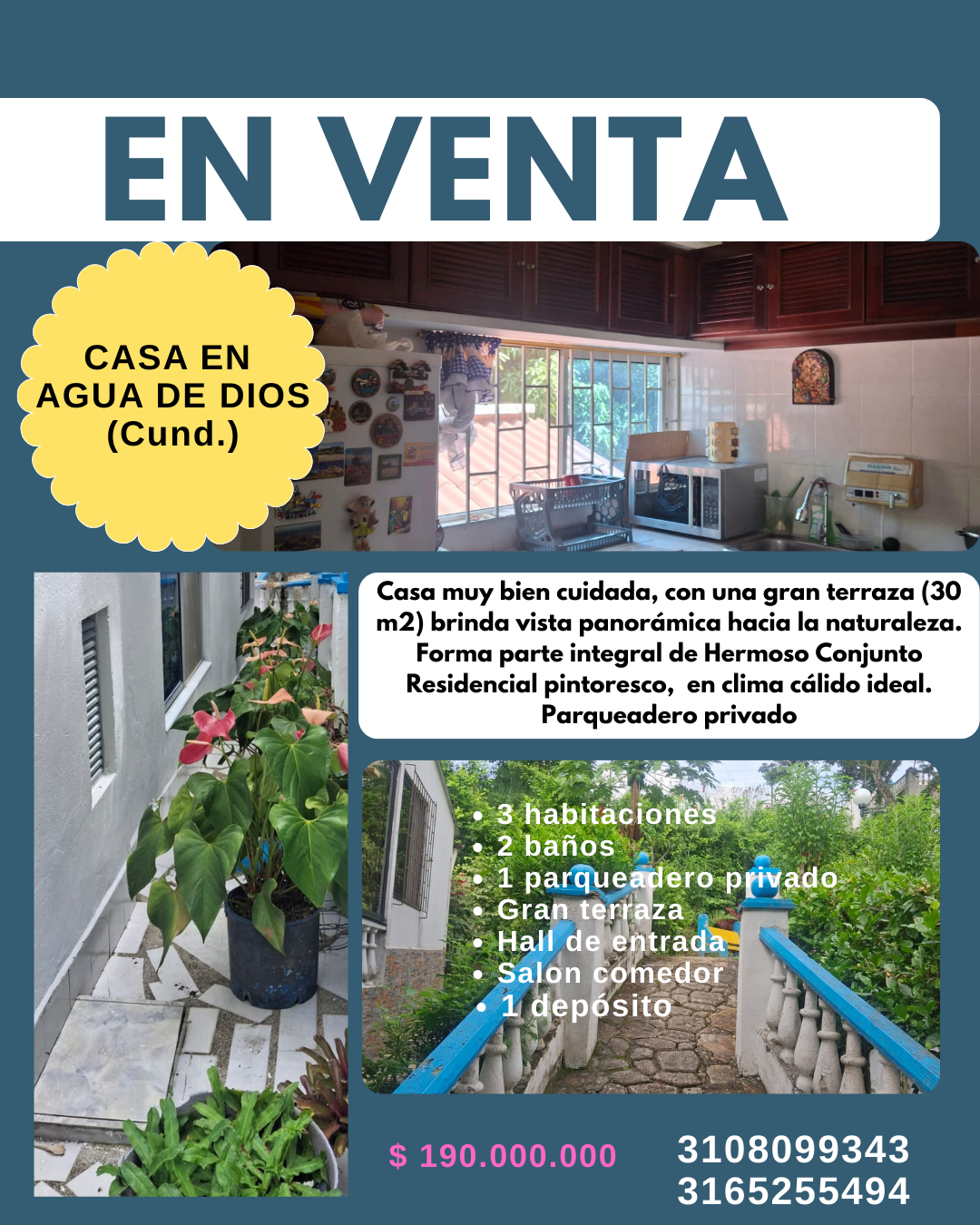 CASA EN CONDOMINIO ZONA URBANA AGUA DE DIOS - Imagen 8